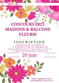 INSCRIPTION MAISONS & BALCONS FLEURIS