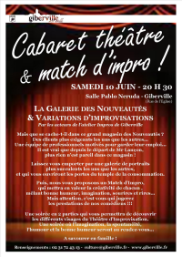 CABARET THÉÂTRE - MATCH D'IMPRO