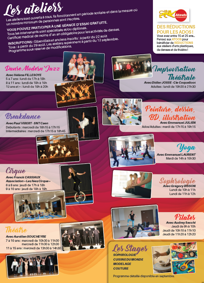 ACTIVITES ATELIERS